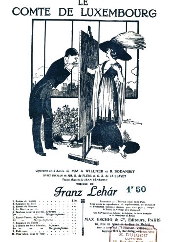 Bonheur, n'est-ce pas toi, Comte de Luxembourg